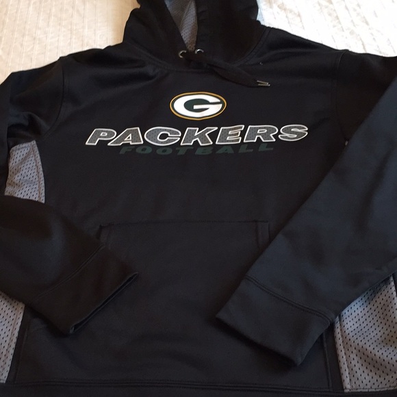 black green bay packers hoodie